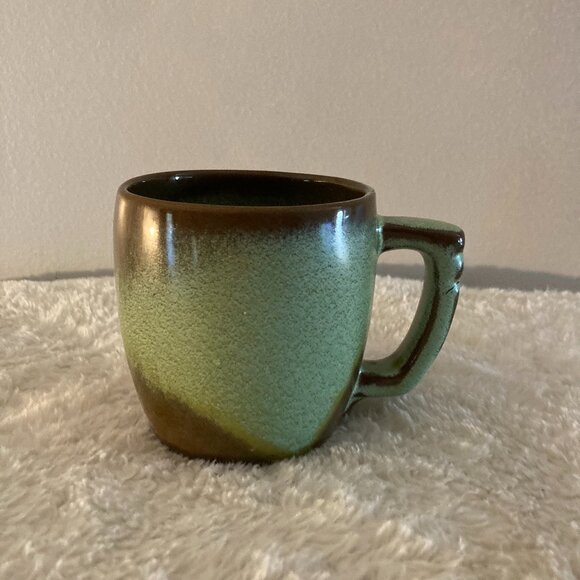 Frankoma "Westwind" (Prairie Green) 12oz Mug - Picture 1 of 5